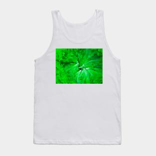 Lettuce green salad leafs arranged in a circle Tank Top